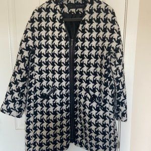 Zara Houndstooth coat